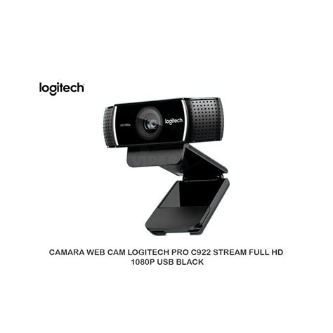 CAMARA WEB CAM LOGITECH PRO C922 STREAM FULL HD 1080P USB BLACK