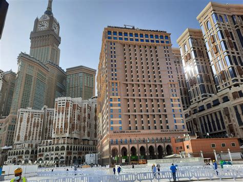 Makkah Saudi Arabien Sch Ne Aussicht Auf Den Makkah Royal