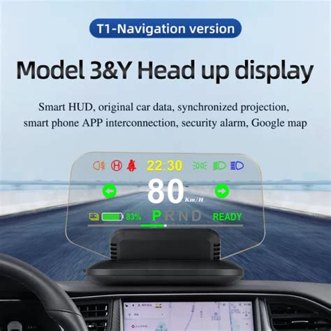 Hud Affichage Tête Haute Pour Tesla Model 3 Hansshow À VENDRE