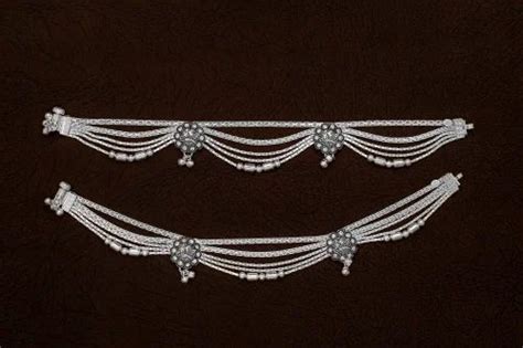 100 New Heavy Bridal Silver Anklet At Rs 48000kg In Rajkot Id