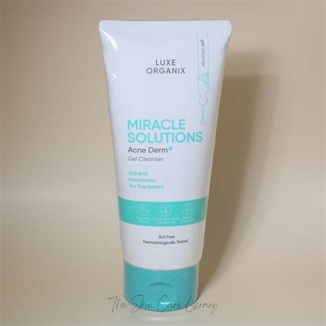 Luxe Organix Miracle Solutions Acne Derm Gel Cleanser 150g