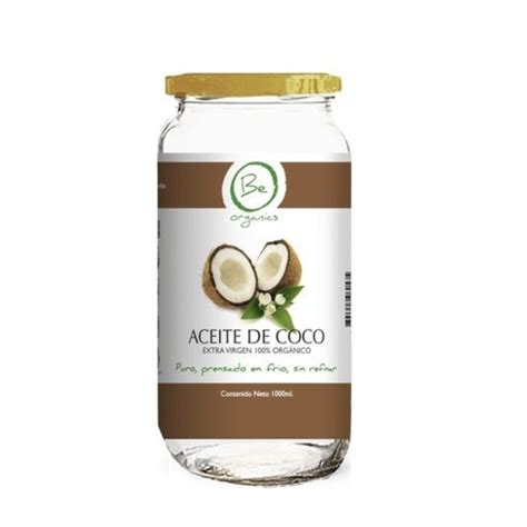 Aceite de Coco Puro Extra Virgen 100 Orgánico 1000ml BOrganic Agro