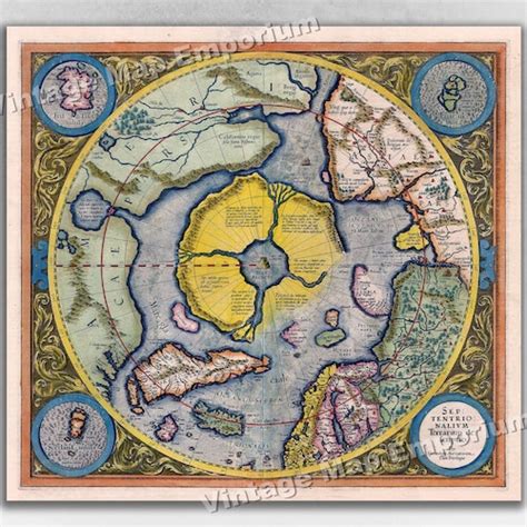 1531 World Map The Oronteus Finaeus Map Vintage Old World Etsy Israel