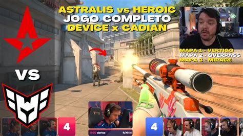 Astralis Vs Heroic Jogo Completo Todos Os Mapas Blast Premier Fall