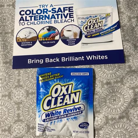 Oxiclean White Revive Laundry Whitener Stain Remover