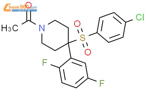 558464 05 4 Piperidine 1 Acetyl 4 4 Chlorophenyl Sulfonyl 4 2 5