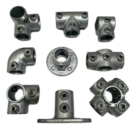 Galvanised Key Clamp Handrail System Connector Pipe Fittings Railings