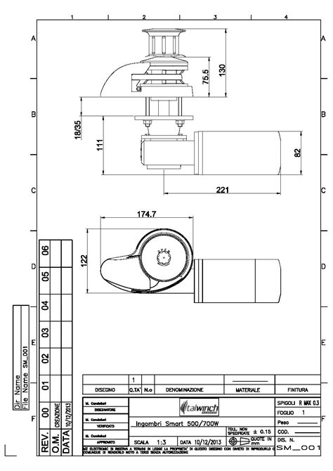 italwinch smart windlass      mm  comar marine