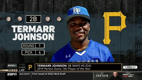 Pirates Draft B Termarr Johnson Arizona State Commit With Th Pick