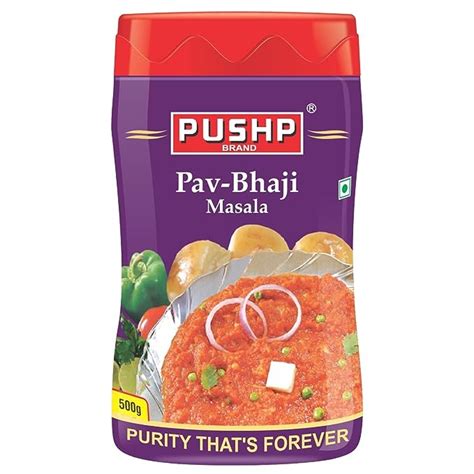 Pushp Brand Pav Bhaji Masala G Jar Pack Of Amazon In Grocery