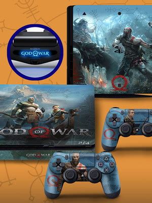 Adesivo Skin Ps3 Slim Play Station3 Slim God Of War 200 Compre