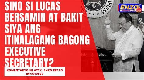 Sino Si Lucas Bersamin At Bakit Siya Ang Itinalagang Bagong