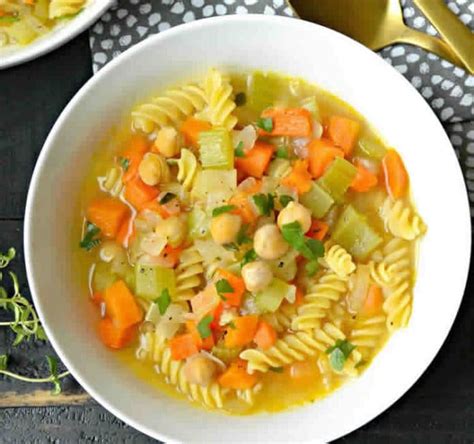 Soupe Pois Chiches P Tes Votre Diner En Quelques Minutes