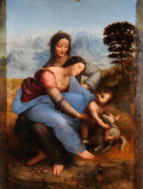 La Vierge l Enfant Jésus et sainte Anne Léonard DE VINCI Arcanes