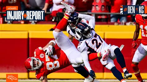 Denvskc Live Injury Updates Cb Damarri Mathis Ruled Out With Concussion