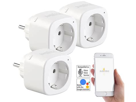 Pearl Shops Luminea Home Control Wifi Steckdosen Er Set Wlan