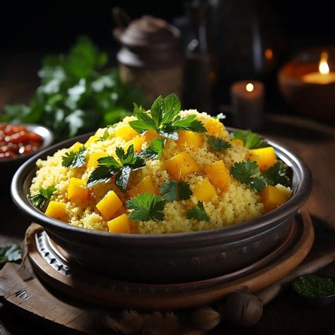 Premium Ai Image Cuscus The Traditional Couscous Brazilian Food