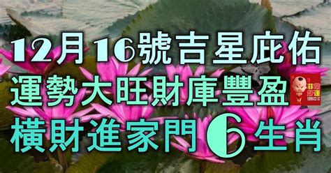 12月16號開始吉星庇佑，運勢大旺財庫豐盈，橫財進家門的6大生肖！ Peekme