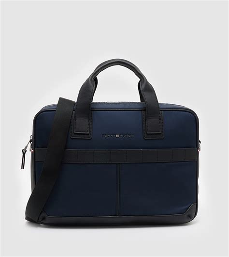 Buy Tommy Hilfiger Elevated Nylon Lapton Bag In Navy 6thStreet Kuwait