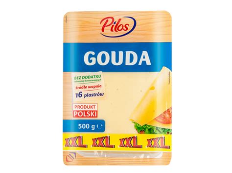 Сир пластинками Pilos Gouda 500 грам