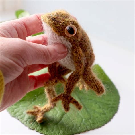 Frog Knitting Pattern Etsy Singapore