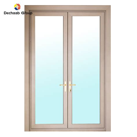 Timber Doors With Glass Double Leaf Aluminum Door China Double Leaf