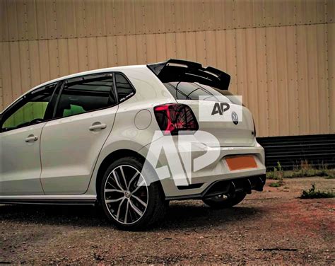 Vw Polo Mk R C Gti R Oettinger Style Gloss Black Rear Boot Spoiler