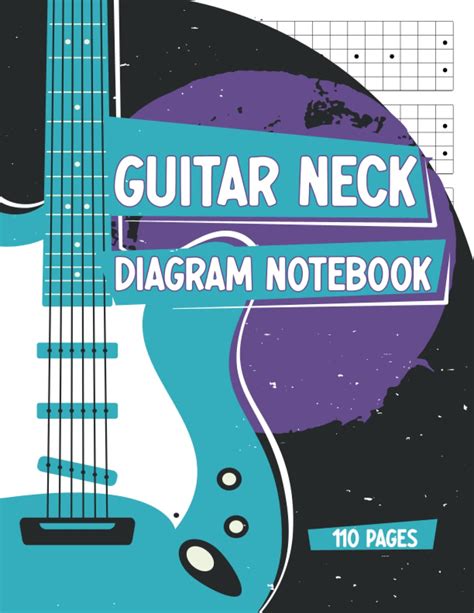 Buy Guitar Fretboard Diagram Book Guitar Neck Diagrams Log Book