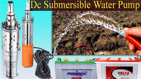 Dc Solar Water Pump Running With Battery डीसी सौर जल पंप बैटरी के साथ चल रहा है In Urdu Hindi