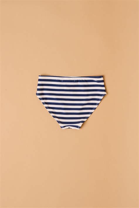 Comprar Braguita Bikini Upf Raya Bretona Azul Con Protecci N Solar Upf Elise Et Sardine
