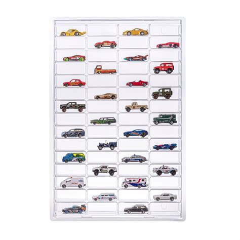 Półka na Autka Resoraki Hot Wheels Zamykana Przezroczysta Bezbarwna EDGER Sklep EMPIK