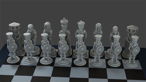 Donald Trump Vs Joe Biden Chess 3d Model 3d Printable Cgtrader
