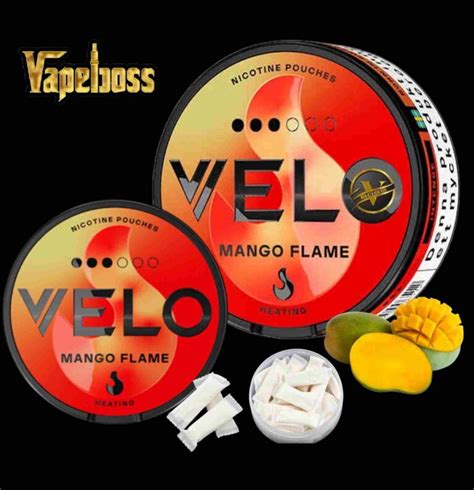 Velo Mango Flame Nicotine Pouches In Dubai UAE Vape Boss UAE