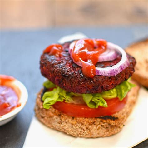 Beetroot Chickpea And Bean Burgers Vegan Lunch Recipes Vegetarian