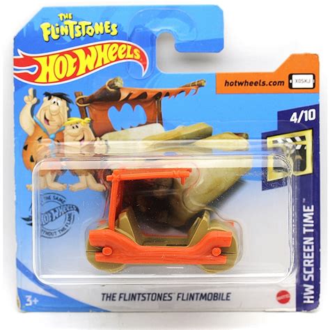 Hot Wheels Carro Flintstones Flintmobile Hanna Barbera Novo Lacrado Shopee Brasil