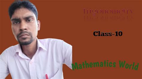 Ex 9 1 Trigonometry Vedanta Publication Excel In Optional Mathematics