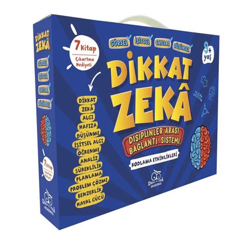 Dikkat Zeka 3 Sınıf Seti 9 Yaş 7 Kitap Dikkat ve Zeka Akademisi