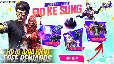 Free Fire Eid Ul Azha Event Rewards Bari Eid Event Free Fire