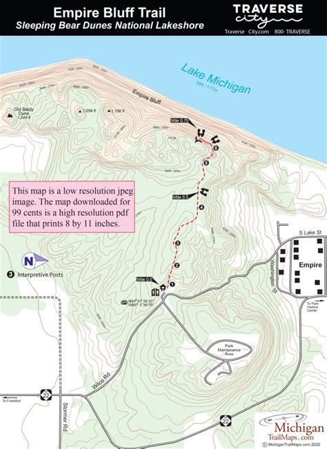 Sleeping Bear Dunes Empire Bluff Trail Sleeping Bear Dunes Michigan Road Trip National