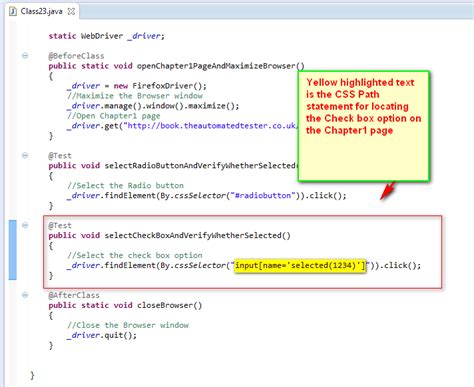 Selenium By Arun Using Isselected Predefined Method To Get The