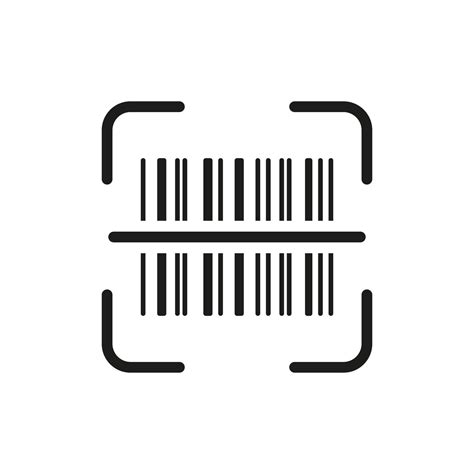 Scan Bar Code Label Icon Barcode Tag Scanner Pictogram Product