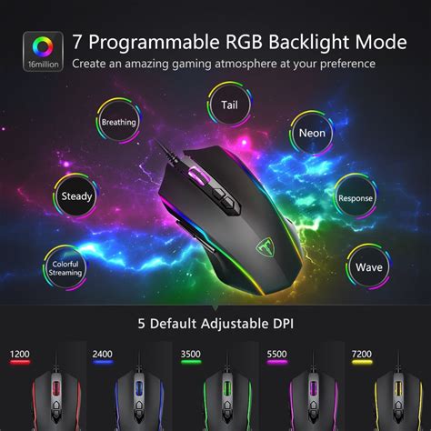 Ergofinity™ Wired Rgb Gaming Mouse