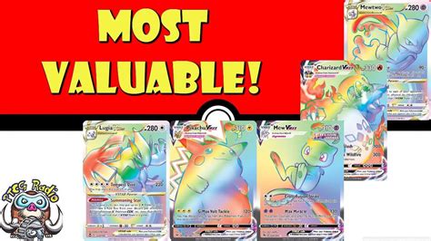 Top Most Valuable Rainbow Rare Pok Mon Tcg Cards Most Expensive