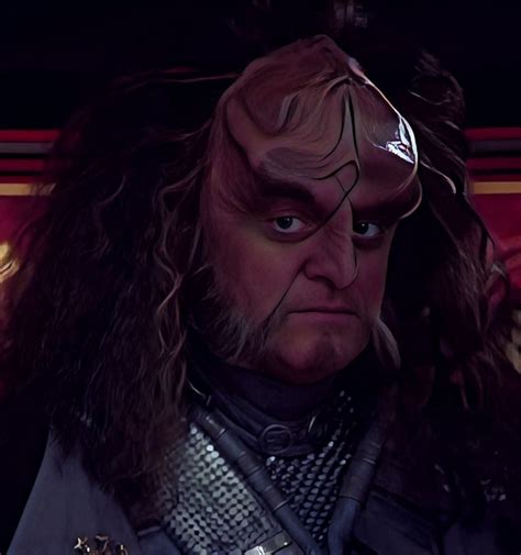 Chancellor Gowron son of M'Re (Robert O'Reilly) | Star trek actors, Star trek images, Star trek tv