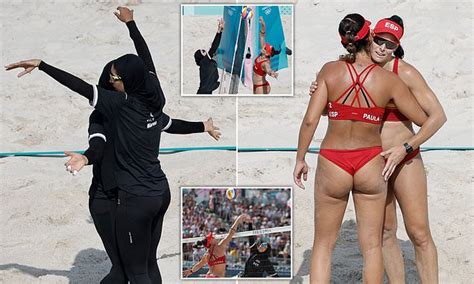 You Don T Tell Me To Wear A Bikini Egypt S Olympic Volleyball Duo