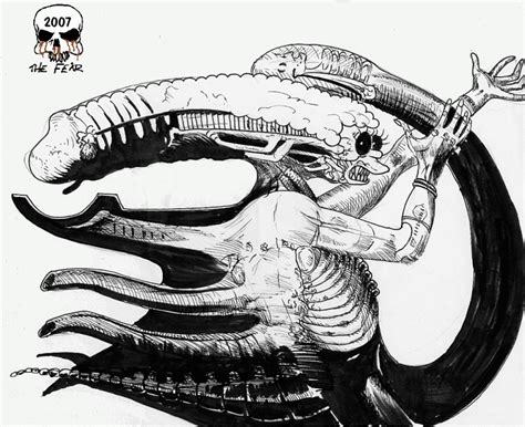 Post 235768 Alien H R Giger Marge Simpson The Fear The Simpsons Xenomorph