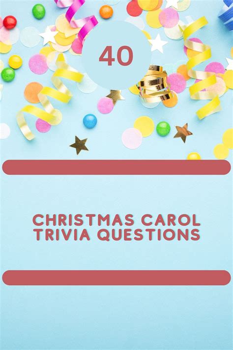 Christmas Carol Trivia Questions Triviait