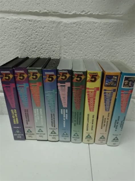 Bundle Gerry Anderson S Vintage Thunderbirds Vhs Tapes X Videos