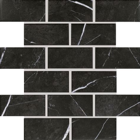 Black Marble Mosaic Tile