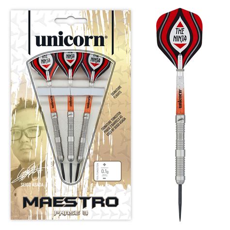 Unicorn Seigo Asada Phase Natural Steel Darts Embassy Sports B2b Shop